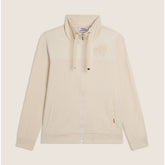 Freddy Womens Knitted Full Zip Sweatshirt In Whitecup Gray