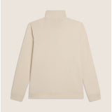 Freddy Womens Knitted Full Zip Sweatshirt In Whitecup Gray