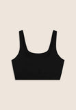 Freddy Ladies Knitted Seamless Sports Top In Black
