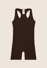 Freddy Womens Knitted Seamless Tracksuit In Brown