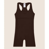 Freddy Womens Knitted Seamless Tracksuit In Brown