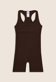 Freddy Womens Knitted Seamless Tracksuit In Brown