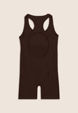 Freddy Womens Knitted Seamless Tracksuit In Brown