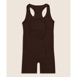 Freddy Womens Knitted Seamless Tracksuit In Brown
