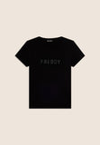 Freddy Womens Knitted Short Sleeves T-Shirt In Black