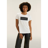 Freddy Womens Knitted Short Sleeves T-Shirt In White