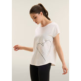 Freddy Womens Knitted Reversible T-Shirt In White