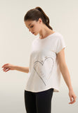 Freddy Womens Knitted Reversible T-Shirt In White
