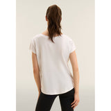 Freddy Womens Knitted Reversible T-Shirt In White