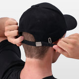 Salomon Unisex Adjustable Embroided Cap In Black