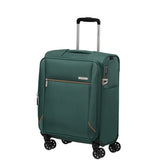 Samsonite Base Breeze Spinner Expendable Trolley Bag In Dark Green