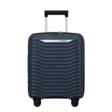 Samsonite Upscape Spinner Expandable Underseater Trolley Bag In Blue Nights