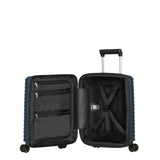 Samsonite Upscape Spinner Expandable Underseater Trolley Bag In Blue Nights