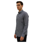 Polo Mens Geo Printed Shirt In Blue