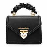Sissy Boy Pompom Bag Scrunched In Black