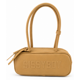 Sissy Boy Hadley Bowler Bag With Top Handle In Stone
