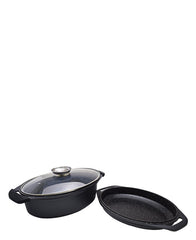 Schumann Professionnel 3 In 1 Roaster Aromacook In Black
