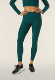 Freddy Womens Knitted 7/8 Leggings High Waisted In Dark Sea