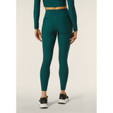 Freddy Womens Knitted 7/8 Leggings High Waisted In Dark Sea