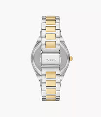 Fossil Women`s Scarlette Three-Hand Date Two-Tone Stainless Steel Watch