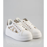 Sissy boy Womens Platform Sneakers In White
