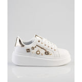Sissy boy Womens Platform Sneakers In White