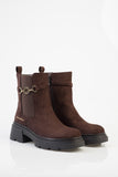 Sissy boy Ladies Aly Chealsea Ankle Boots In Chocolate