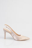 Sissy boy Ladies Aline Slingback Heels In Nude