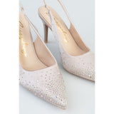 Sissy boy Ladies Aline Slingback Heels In Nude