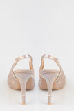 Sissy boy Ladies Aline Slingback Heels In Nude