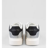 Sissy Boy Ladies Carter All Over Glitter Sneakers In Silver
