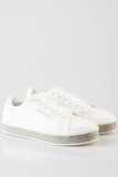 Sissy Boy Womens Sneakers with Bling In White