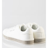 Sissy Boy Womens Sneakers with Bling In White
