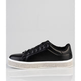 Sissy Boy Womens Sneakers with Bling In Black
