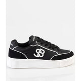 Sissy Boy Womens SB Sneaker In Black And White