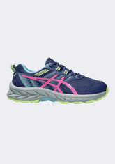 Asics Girls Pre Venture 9 Shoes In Deep Ocean