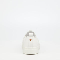 Butterfly Feet Ladies Shore 12 Shoes In White