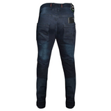 Soviet Mens Romo Straight Leg Jeans In Blue Black