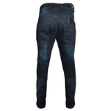 Soviet Mens Romo Straight Leg Jeans In Blue Black