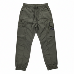 Soviet Mens Kenobi Fashion Cargo Joggers in Leaf Green