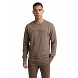 Soviet Mens Crew Neck Sweatshirt In Taupe