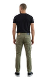 Soviet Mens Eithan Fashion Cargo Pants In Fatigue