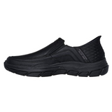 Skechers Mens Respected-Elgin Slip-In Shoes In Black