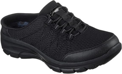 Skechers Womens Easy Going Shoes In Black