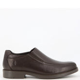 Hush Puppies Mens Pisces Slip On Cow Crust Leather Brown