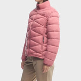 Jeep Womens Core Puffer Jacket In Pink