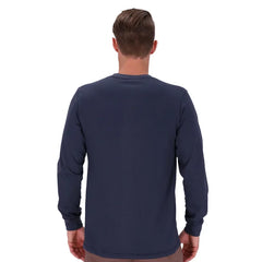 Salomon Mens Long Sleeve T-Shirt In Blue Night