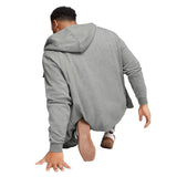 Puma Mens Essential Full Zip Hoodie In Grey