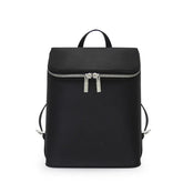 Fenn Silver Zip Backpack In Black