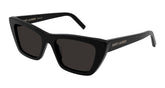 Saint Laurent Womens Mica Cat Eye Sunglasses In Black
